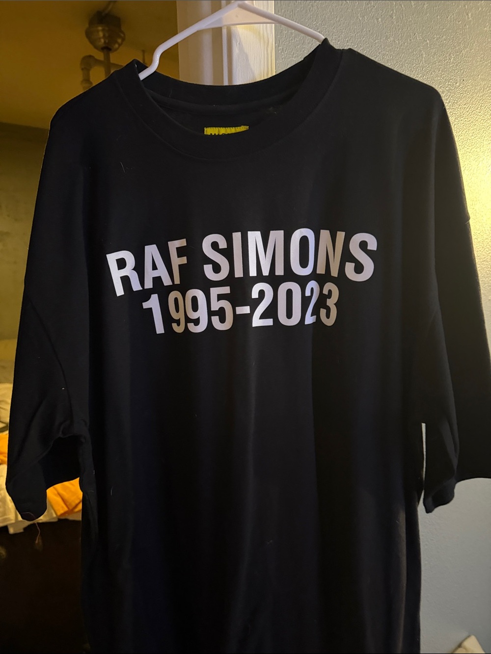 Raf Simons Black Graphic Short Sleeve Tee - 1995-2023